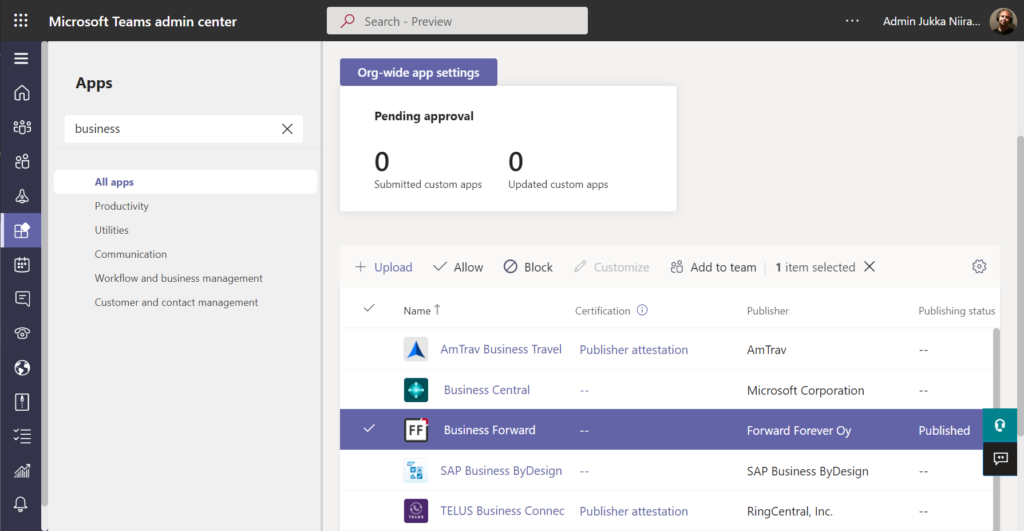 Publish Modeldriven Power Apps to Microsoft Teams Forward Forever