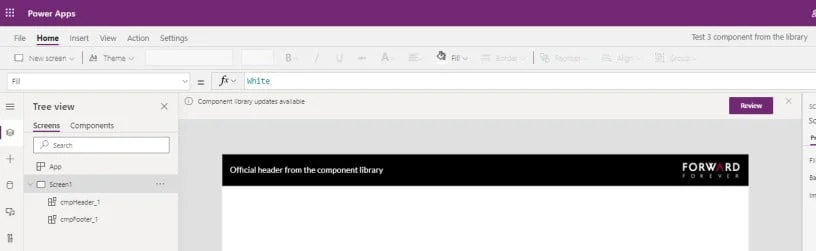 Power Apps and component libraries - Forward Forever