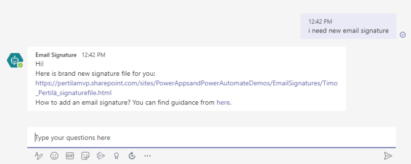 Consistent email signatures with Power Platform