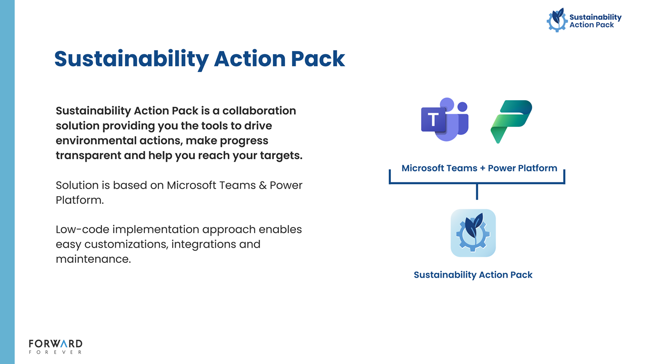 Sustainability Action Pack - Forward Forever