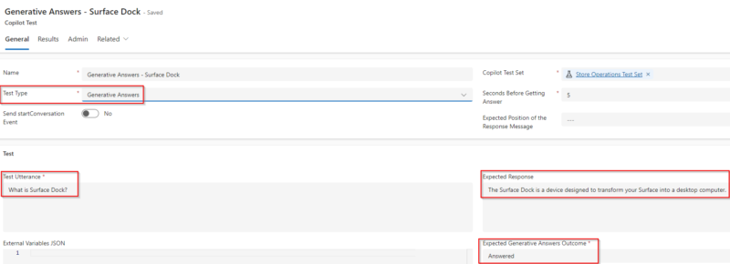 Generative Answer In Yext Test your custom copilot with Power CAT Copilot Studio Kit - Forward ...