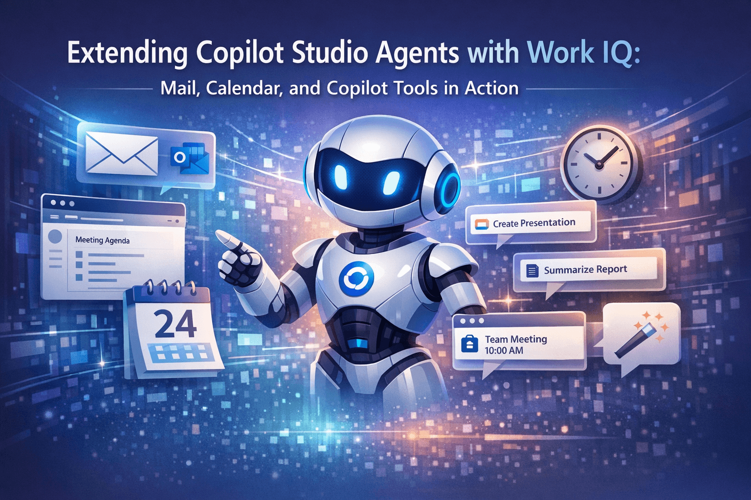 Extending Copilot Studio Agents with Work IQ: Mail, Calendar, and Copilot tools in action